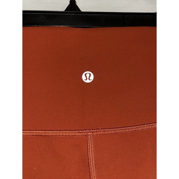 Lululemon Pants Womens 12 Orange Wunder Train HR Tight 26" Everlux LW5CQDS - Picture 3 of 7
